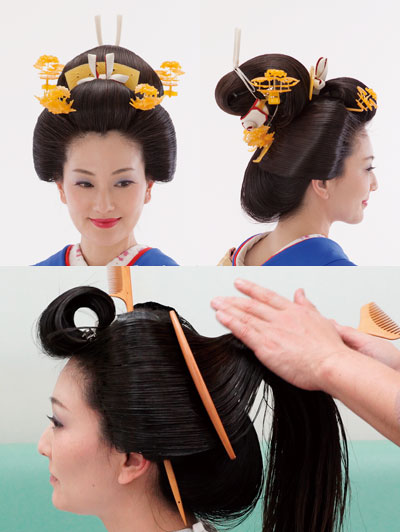 アップスタイル倉塾 日本髪高島田 おすべらかし講習会場 日程